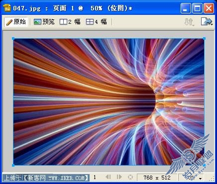 Fireworks教程:网格化图像效果