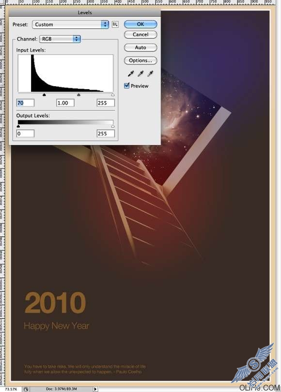 Photoshop设计制作复古简约海报教程【图】_