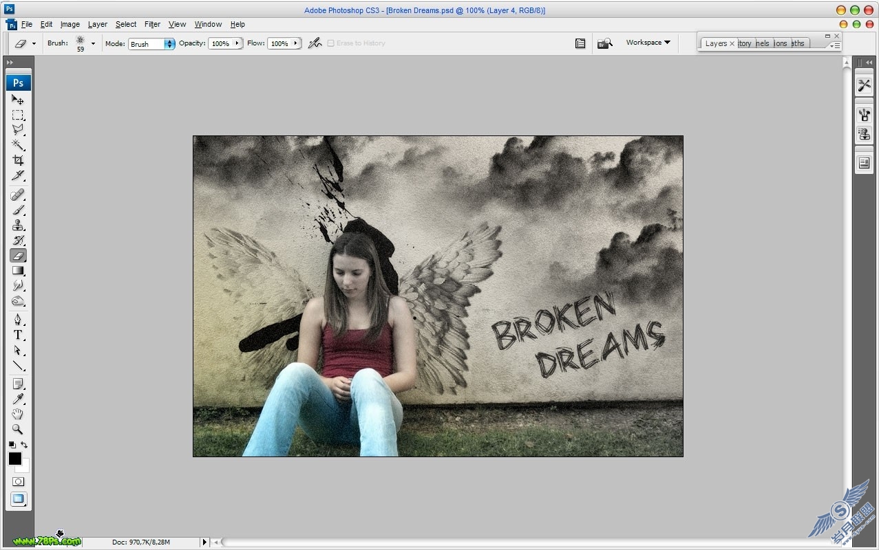 PhotoshopƬϳ:Broken Dreams