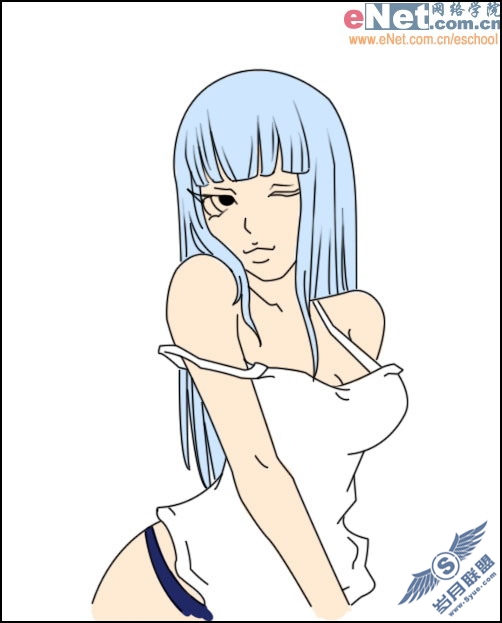 Photoshop打造前卫美女