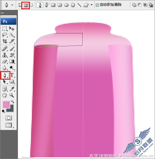 Photoshop CS3打造多彩精美的洗发水瓶