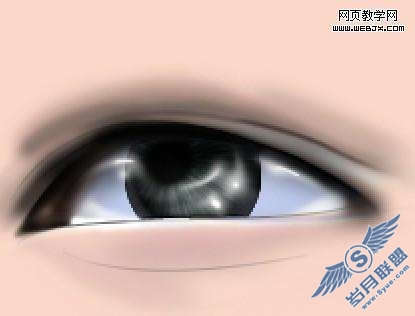 Photoshop鼠绘教程：制作悲伤流泪的人物头像【图】_