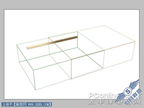 Photoshop渲染真实光影的3D火柴盒