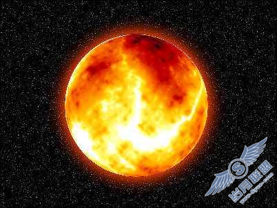 Photoshop制作被熔岩覆盖的恒星