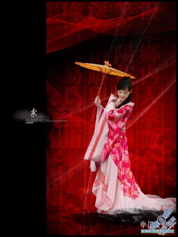 古装美女背景_