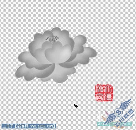 Photoshop鼠绘实例:手绘牡丹花的方法