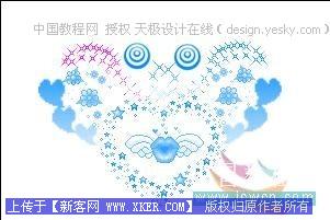 Photoshop制作精巧漂亮的闪图_天极设计在线整理转载
