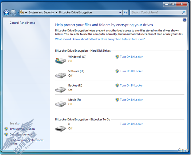 Windows 7 BitLocker_