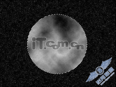 Photoshop制作被熔岩覆盖的恒星