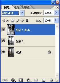 PS模糊滤镜与历史画笔处理淡彩素描特效