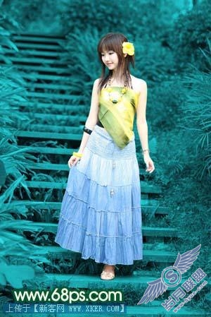 Photoshop打造一只绿色的蝴蝶精灵