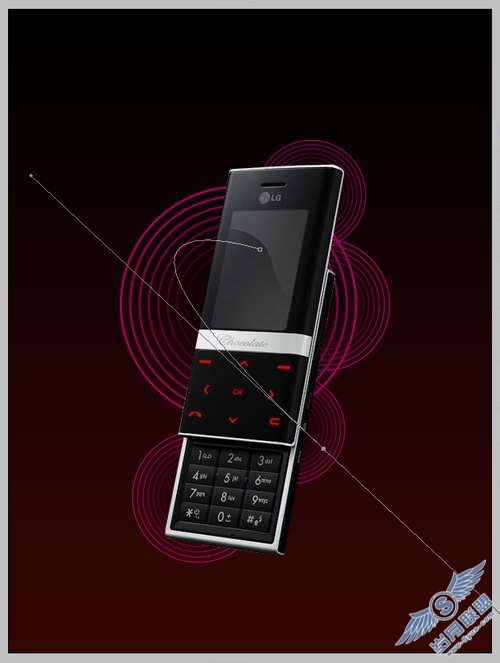 Photoshop设计制作LG KE800<a href=http://www.syue.com/Digital/Mobile/ target=_blank class=infotextkey>手机</a>海报【图】_