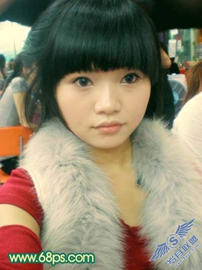 Photoshop调色：人物质感橙红色肤色