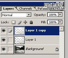 Photoshop径向模糊制作阳光透射图_www.