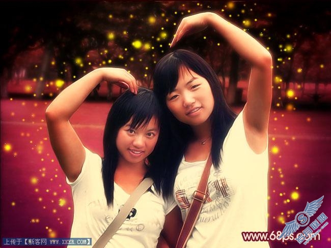 Photoshop打造暖色版暗夜精灵