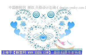 Photoshop制作精巧漂亮的闪图_天极设计在线整理转载