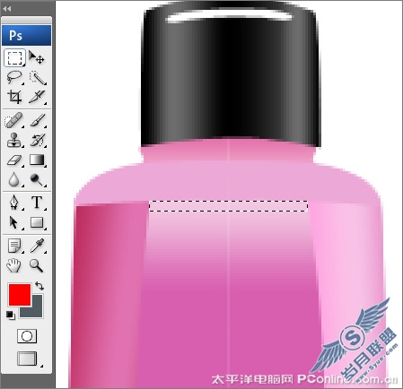 Photoshop CS3打造多彩精美的洗发水瓶