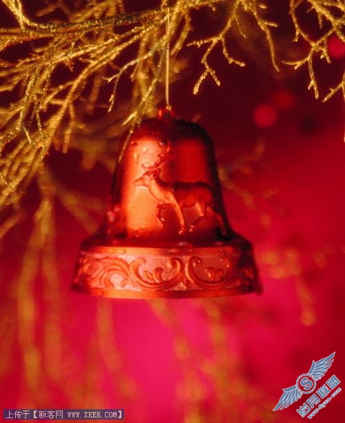 圣诞节美丽饰品之铃铛篇_天极设计在线收集整理_点击放大此图片