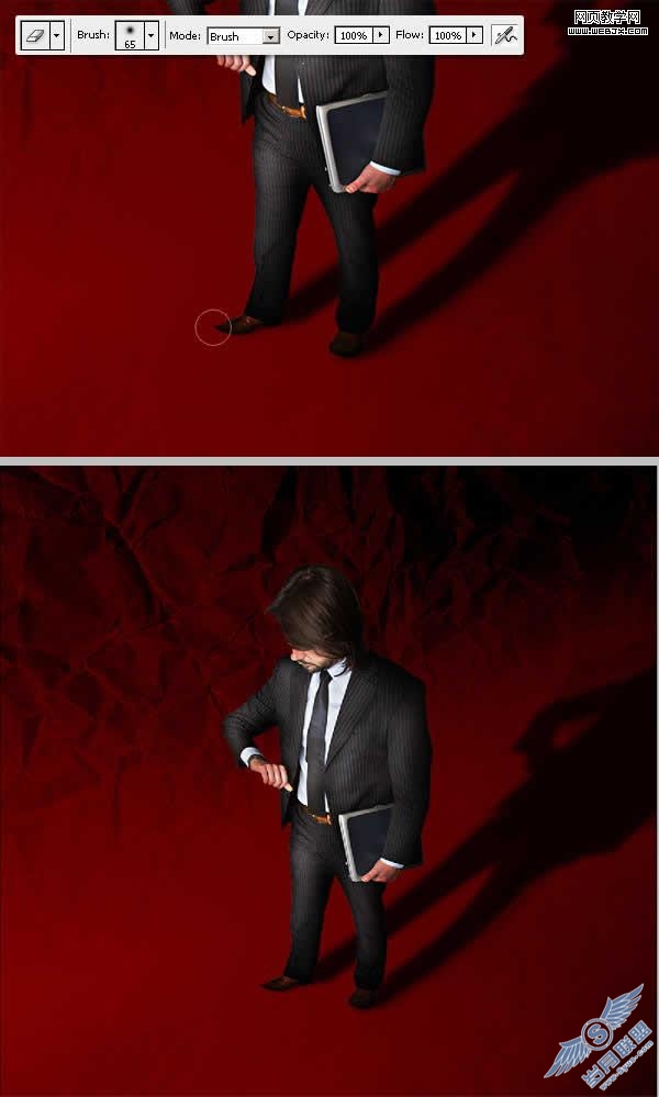 Photoshop合成教程：建构主义职场海报