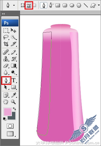 Photoshop CS3打造多彩精美的洗发水瓶
