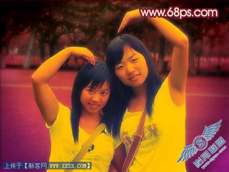 Photoshop打造暖色版暗夜精灵