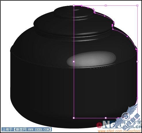 用Illustrator打造矢量铝制的水壶
