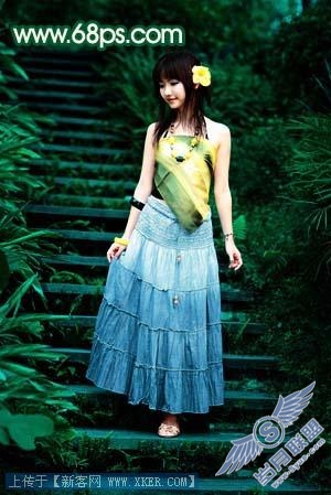 Photoshop打造一只绿色的蝴蝶精灵