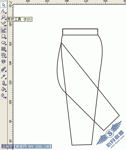 CorelDraw,休闲裤