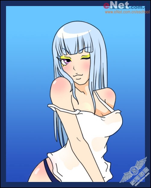 Photoshop打造前卫美女