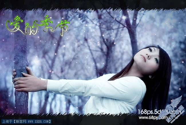 与泽风格之调出照片的照片的梦幻蓝色调
