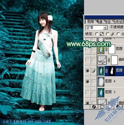 Photoshop打造一只绿色的蝴蝶精灵