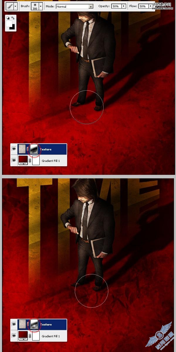Photoshop合成教程：建构主义职场海报