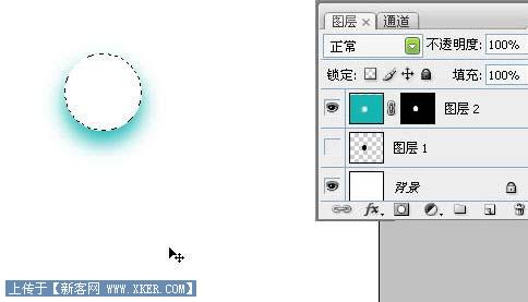 Photoshop简单制作有趣的透明小水泡