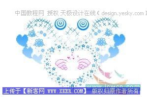 Photoshop制作精巧漂亮的闪图_天极设计在线整理转载