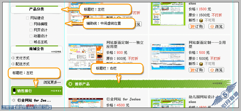 Photoshop实例：Photoshop制作网站流程图