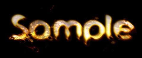 Design a Golden Flame Text Effect in Photoshop