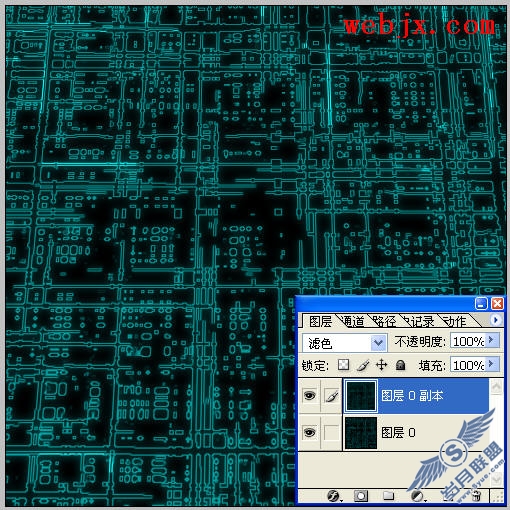 Photoshop打造一幅不错的电路板效果图
