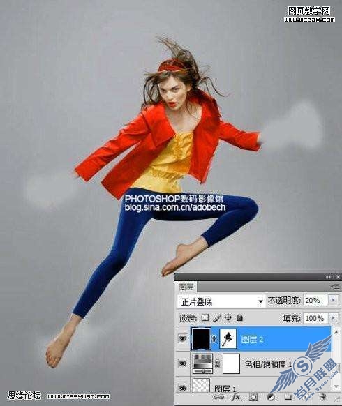 Photoshop照片处理：合成海上踏浪效果【图】_
