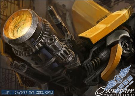 Photoshop打造变形金刚大黄蜂全过程