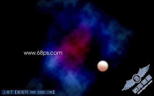Photoshop制作漂亮彩虹星空