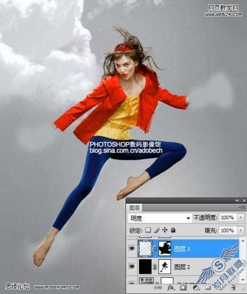 Photoshop照片处理：合成海上踏浪效果【图】_
