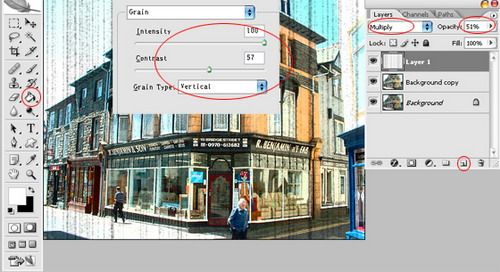 Photoshop制作怀旧风格的照片效果
