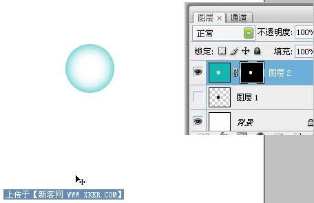 Photoshop简单制作有趣的透明小水泡