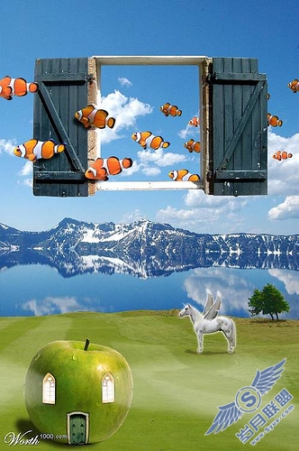 作品欣赏:Photoshop处理的图片特殊效果