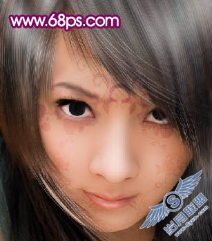 PhotoShop合成另类的黑光精灵