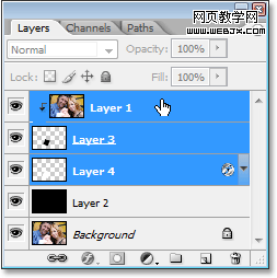 PhotoShop制作宝丽来拼贴效果幸福全家福照片