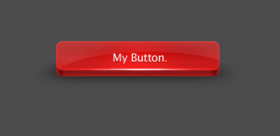 Creating a Glossy 3D Button Tutorial: Final Result
