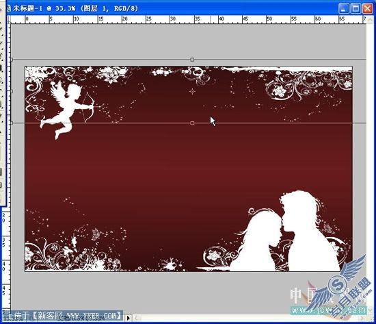 Photoshop绘制一幅浪漫情人节画面