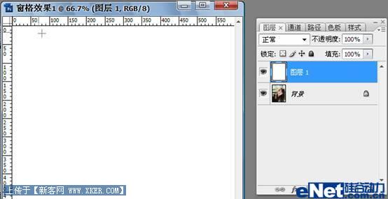 用Photoshop轻松制作窗格效果