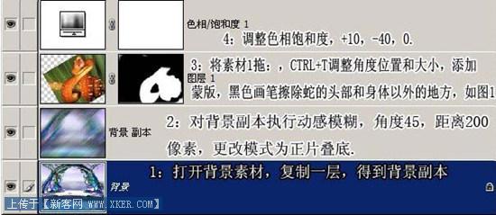 Photoshop合成逼真的蛇美人—移花接木